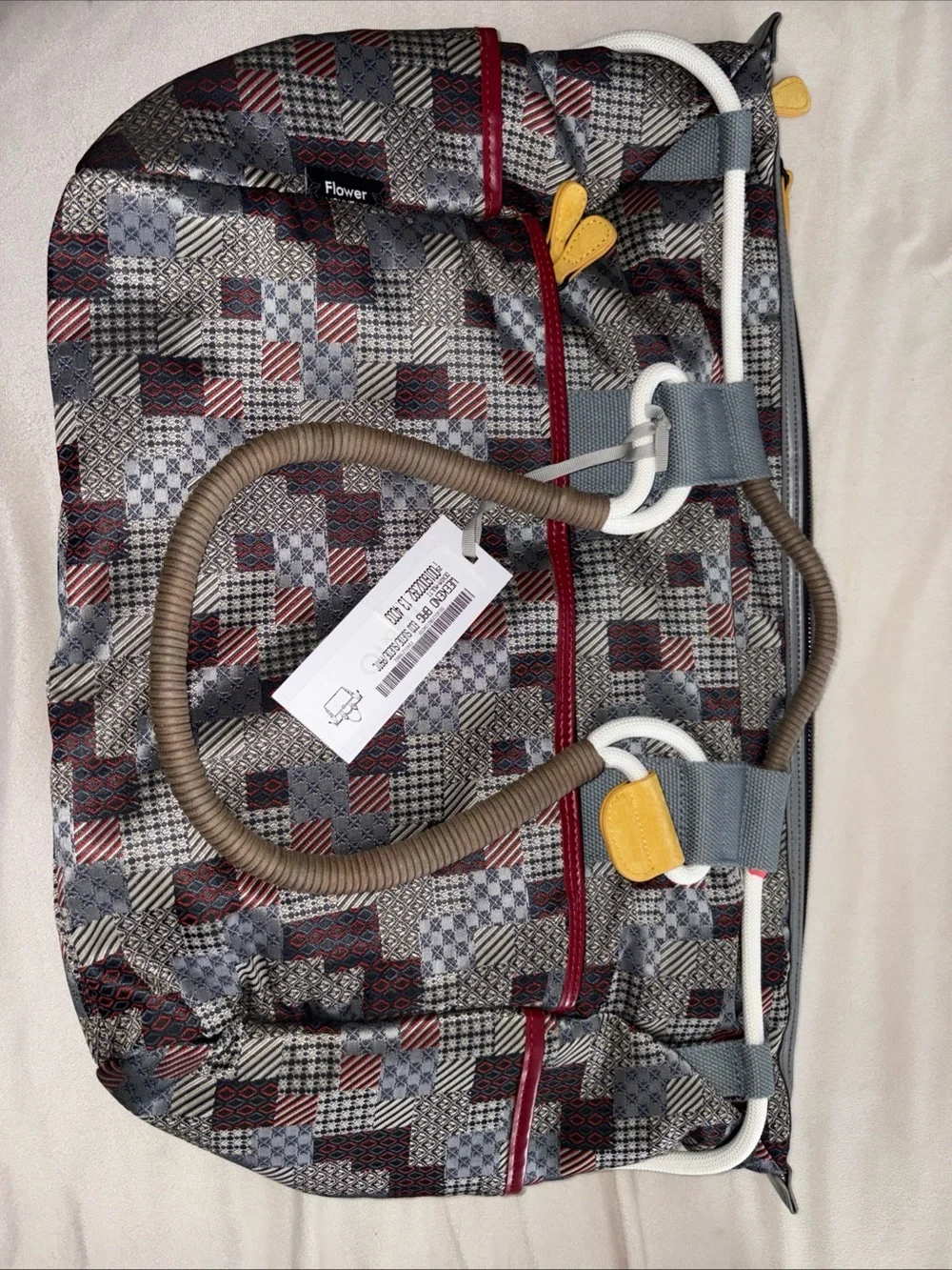 NWT Flower Mountain Weekend Bag in Patchwork Denim-Multi - Picture 3 of 10